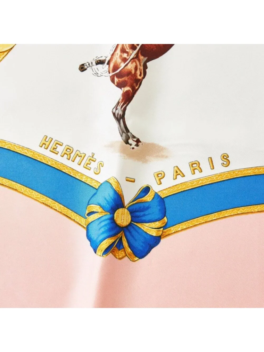 Hermes Silk Scarf Carre 90 Ecole Francaise D'equitation Les General L'hotte 1987 - Picture 3 of 4